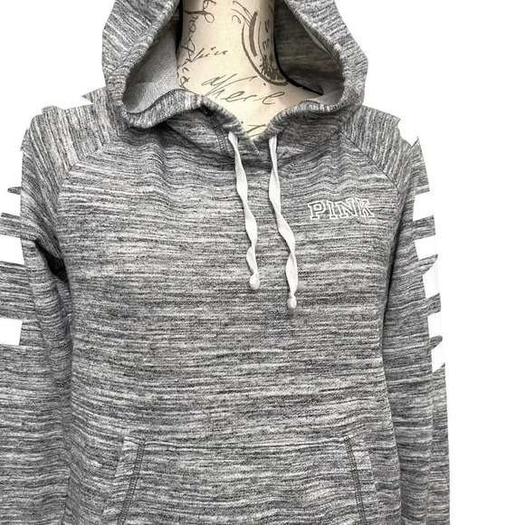 Victoria’s Secret PINK Sweatshirt Hoodie Logo Y2K 90s - Picture 4 of 6